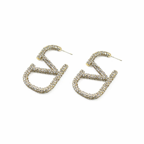 NIGO Bright Diamond Decorative Earrings #nigo84169