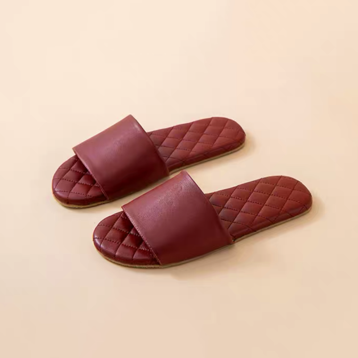 NIGO Flat Leather Slippers #nigo21251