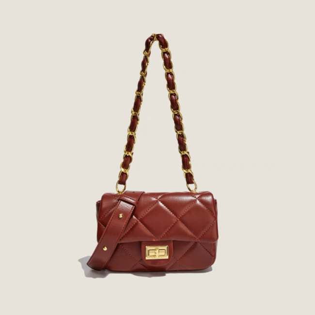 NIGO Red Compact And Exquisite Chain Bag #nigo21426