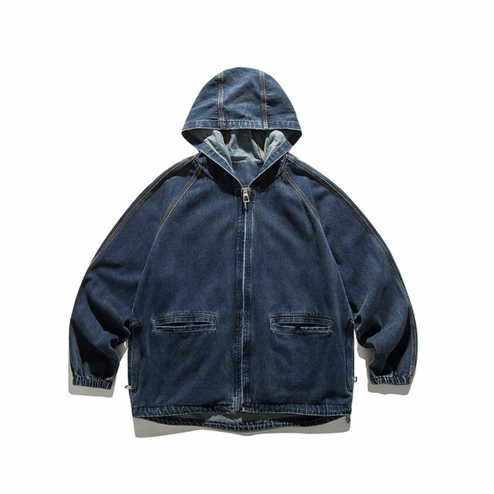 NIGO Denim Long Sleeved Hooded Jacket #nigo21378