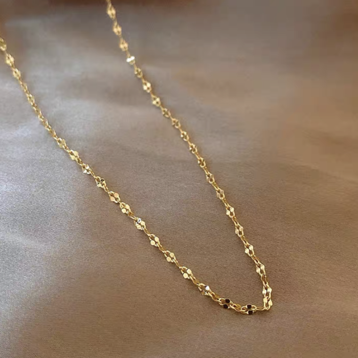 NIGO Decorative Chain Thick Necklace #nigo84176