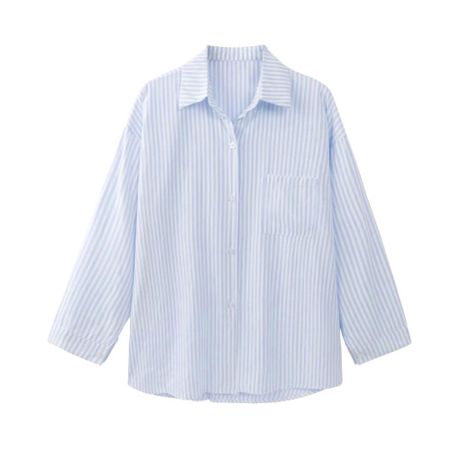NIGO Blue Striped Long Sleeve Shirt #nigo94918