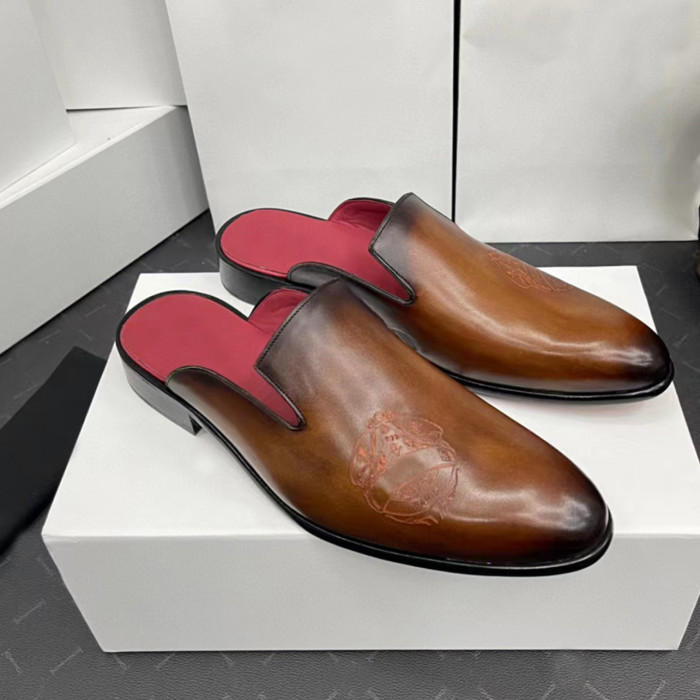 NIGO Men's Leather Slippers Shoes #nigo6193