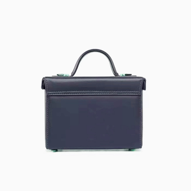 NIGO Leather Printed Portable Small Square Bag #nigo21434
