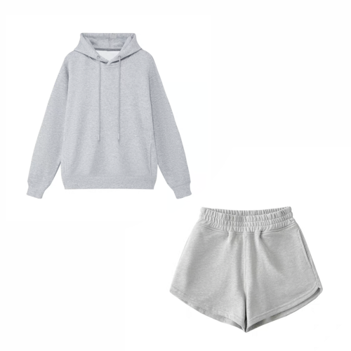 NIGO Hooded Pullover Sweater Shorts Set #nigo21445