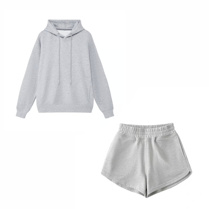 NIGO Hooded Pullover Sweater Shorts Set #nigo21445