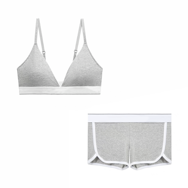 NIGO Grey And White Printed Underwear Set #nigo21454
