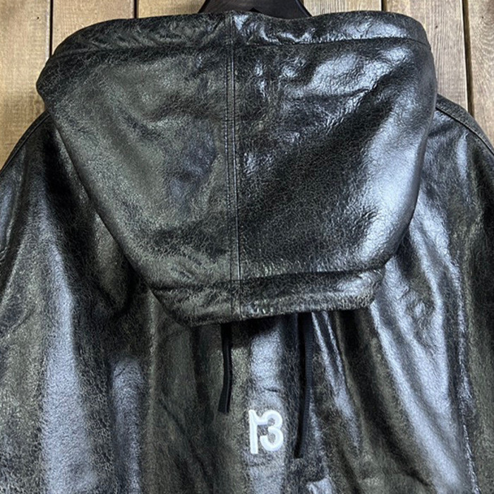 NIGO Reversible Hooded Leather Jacket Ngvp #nigo6258