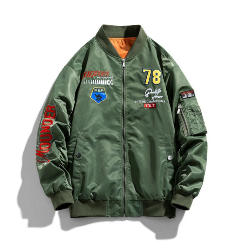 NIGO Green Baseball Jersey Zip Jacket #nigo95112