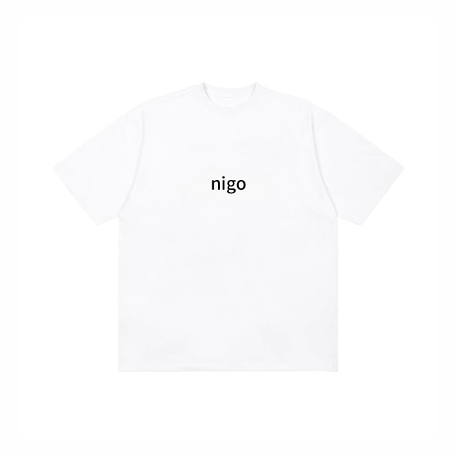 NIGO Summer Cotton Loose Letter Short Sleeve T-shirt #nigo21468