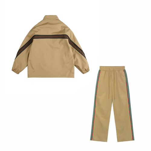 NIGO Coffee Color Long Sleeved Coat And Pants Set Suits #nigo95121