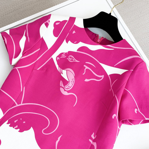 NIGO Pink Printed Short Sleeve Dress Ngvp #nigo6269