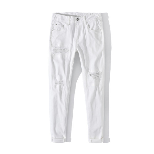NIGO White Ripped Jeans Pants #nigo95131