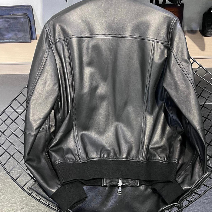 NIGO Zipper Leather Jacket Ngvp #nigo5961