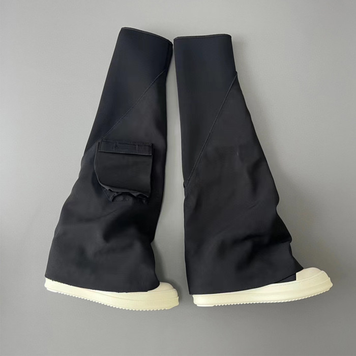 NIGO Black Long Knee High Boots #nigo6176
