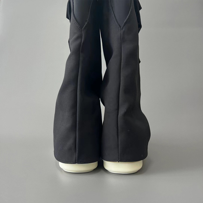 NIGO Black Long Knee High Boots #nigo6176