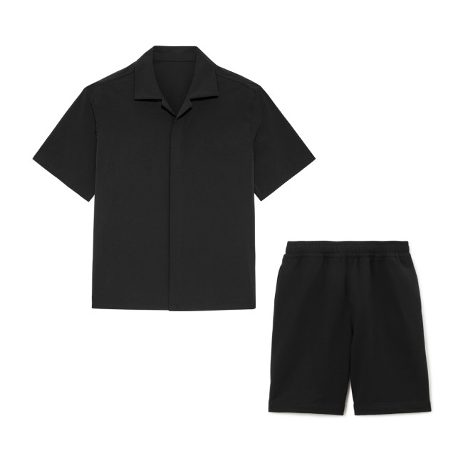 NIGO Casual Short Sleeved Shirt Stretch Shorts Set Suit #nigo94276