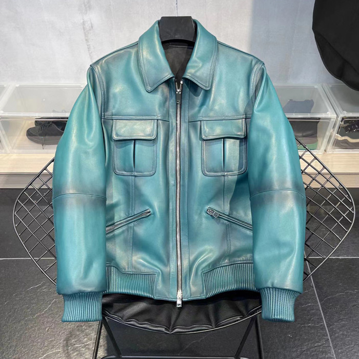 NIGO Zipper Leather Jacket Ngvp #nigo5961