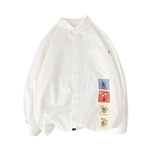 NIGO Embroidered Printed Long Sleeve Shirt #nigo95143
