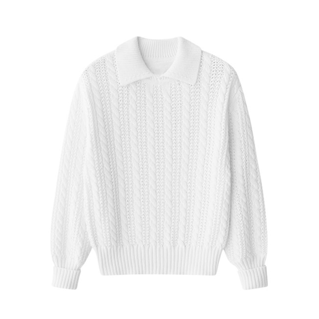 NIGO White Lapel Sweater Pullover #nigo95139