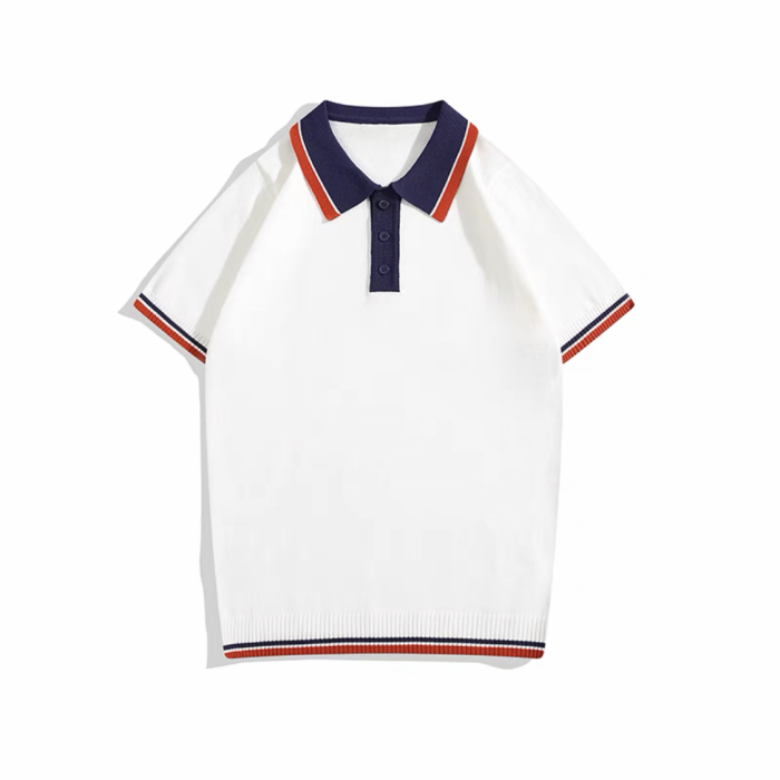 NIGO Polo Collar Panel Loose Short Sleeve T-shirt #nigo21622