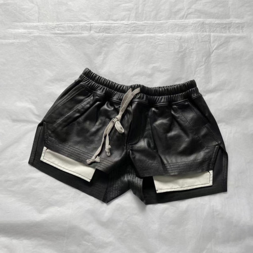 NIGO Drawstring Leather Shorts Ngvp #nigo6351