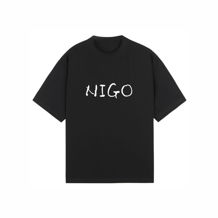 NIGO Cotton Printed Letter Short Sleeved T-shirt #nigo21629