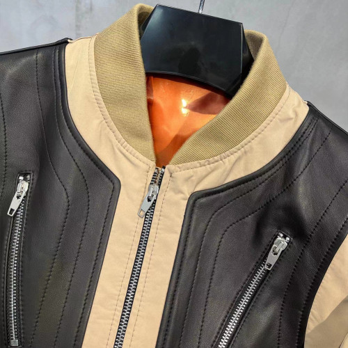 NIGO Leather Coat Long Sleeve Jacket Ngvp #nigo6376