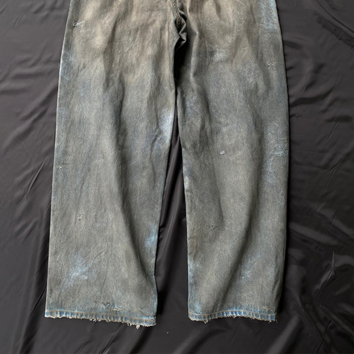 NIGO Destroyed Washed Straight Leg Denim Pants Ngvp #nigo6367