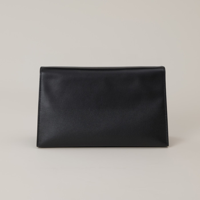 NIGO Solid Color Leather Clutch Bag #nigo96169