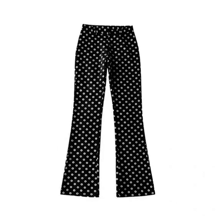 NIGO Black Printed Fashion Pants #nigo21644