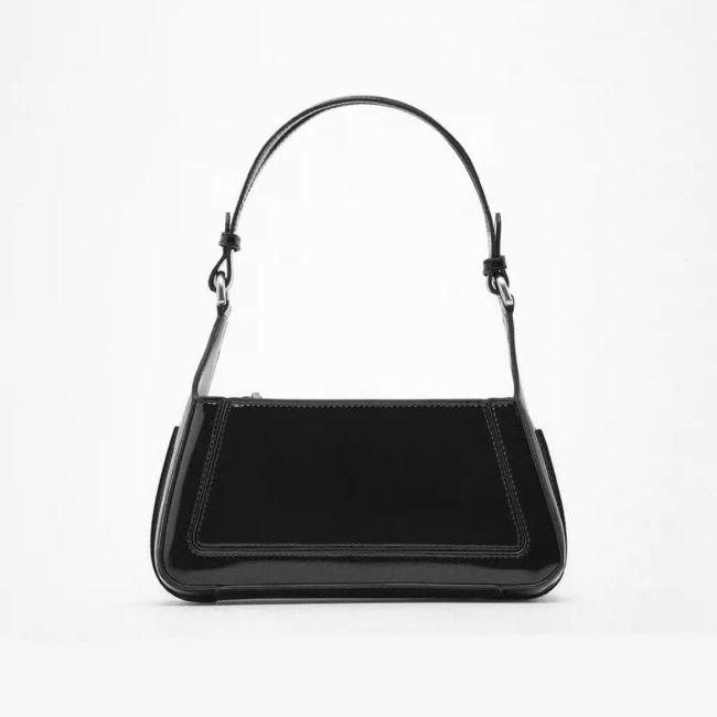 Black Rectangular Fashionable Portable Bag #nigo21655