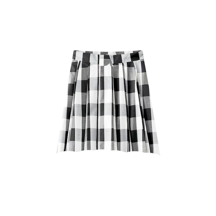 Short Sleeved Shirt Skirt Set #nigo21666