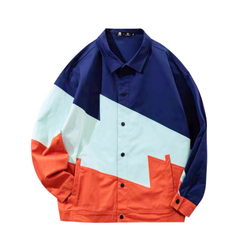 Removable Sleeve Letter Embroidery Clash Jacket #nigo96384
