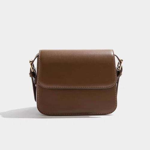 Canvas Leather Patchwork Crossbody Bag #nigo21745