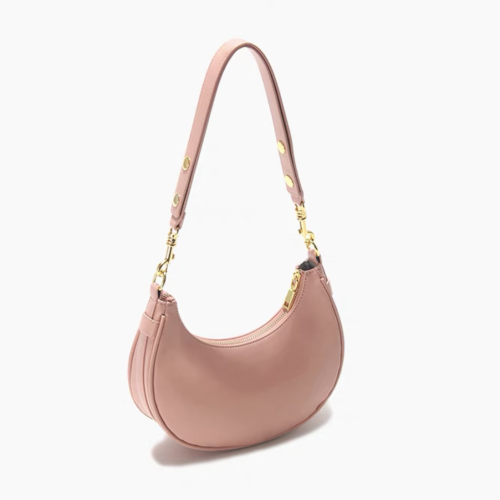 Leather Underarm Crescent Bag #nigo21781