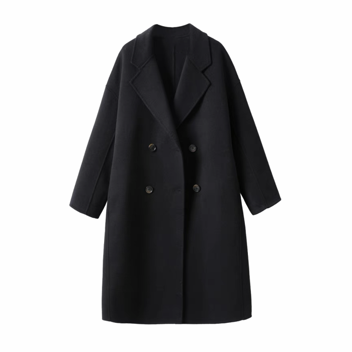 Long Woolen Letter Coat Jacket #nigo21812