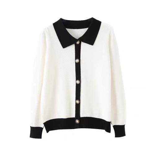 Gold Buttoned Knit Long Sleeve Shirt #nigo96439