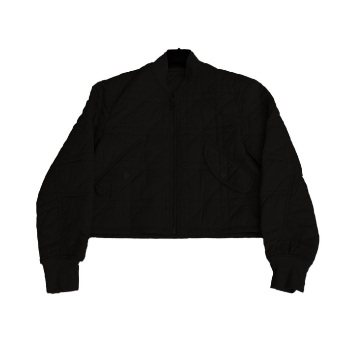 NIGO Solid Color Zipper Aviator Jacket Taupe Men's Fashion Checkered Cotton Coat Jacket Ngvp #nigo6575