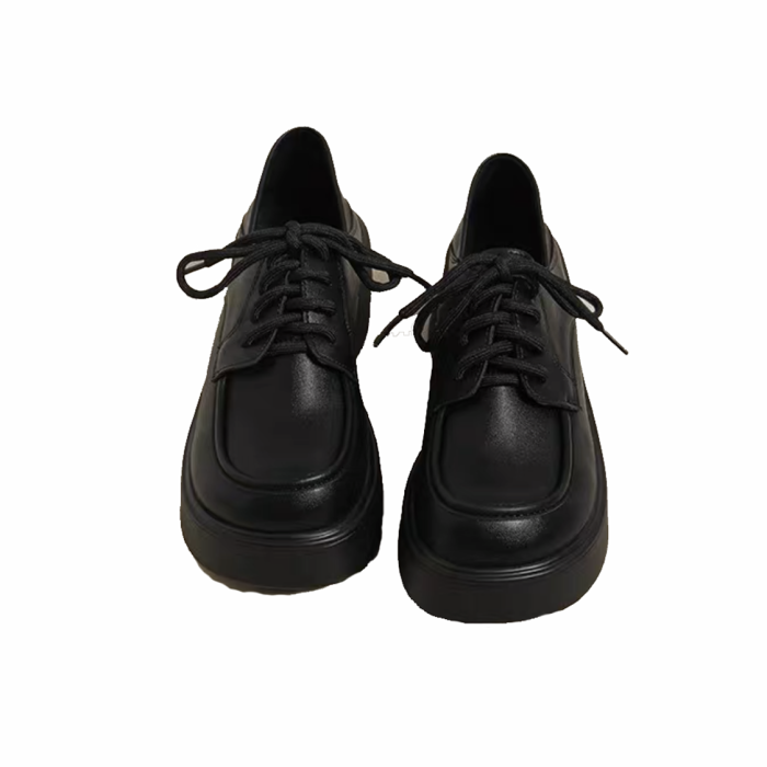 Thick Sole Leather Lace Up Shoes #nigo21821