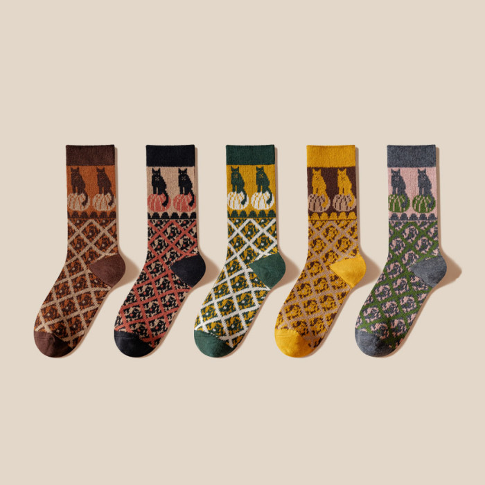 Socks 5-in-1 Set With Box #nigo96485