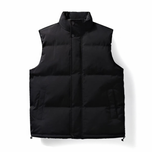 Leather Printed Sleeveless Down Vest #nigo96475