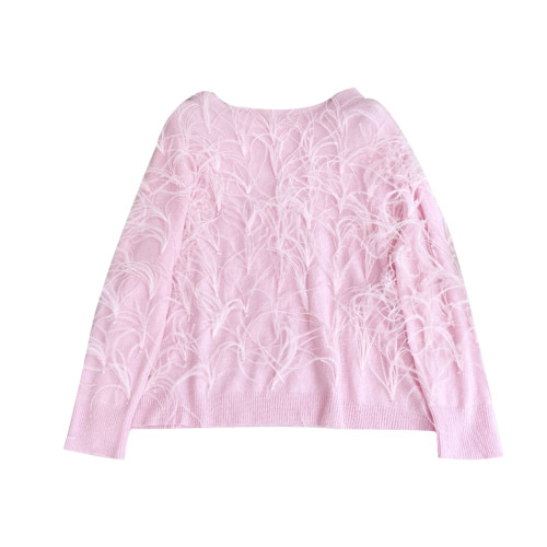Pink Feather Knit Sweater Shorts Ngvp #nigo6623