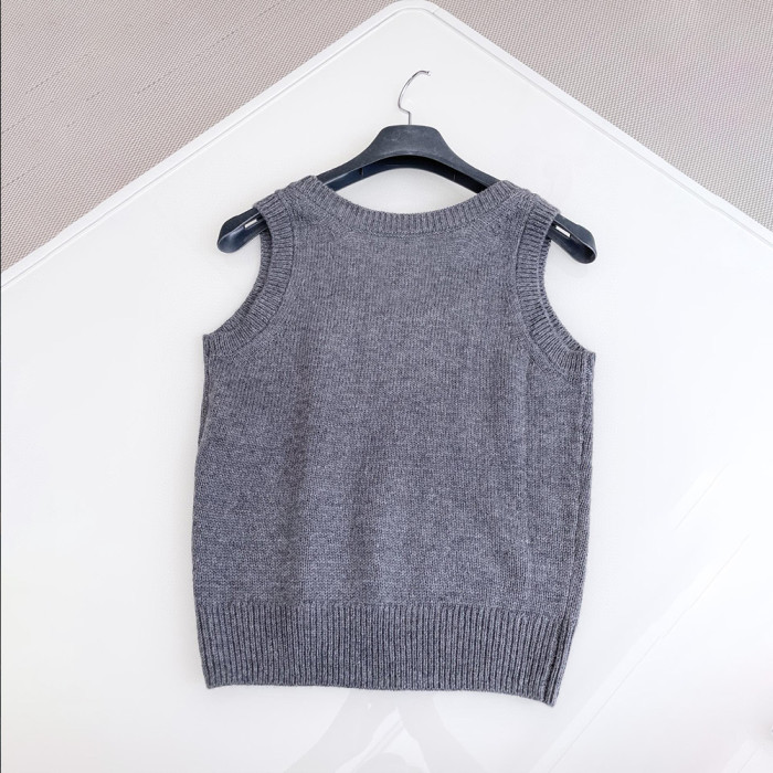 Cashmere Knit Cardigan Vest #nigo6637