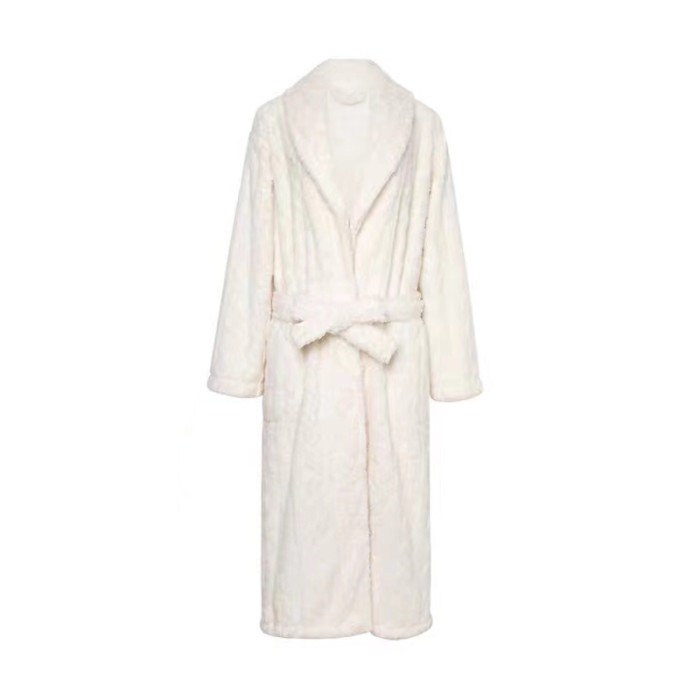 Women's White Long Night-robe #nigo96526