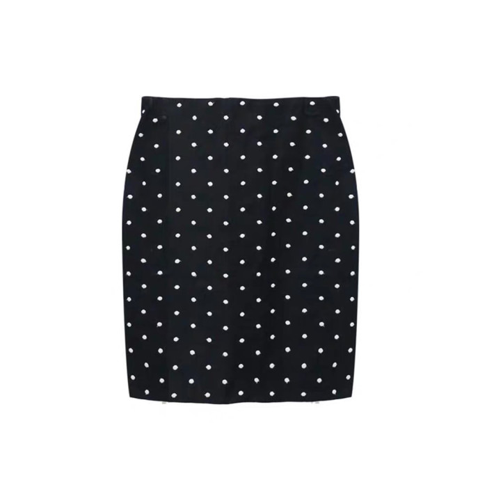 Black Spotted Skirt #nigo96521