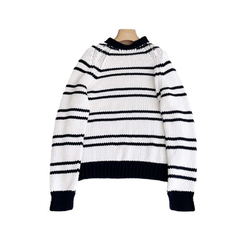 Striped Printed Cotton Sweater Ngvp #nigo6649