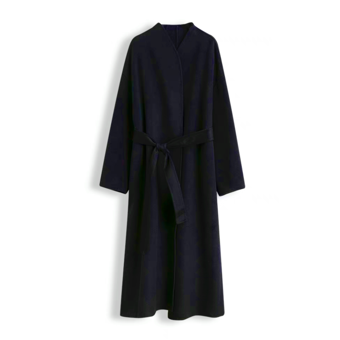 Long Round Neck Overcoat Jacket #nigo21871