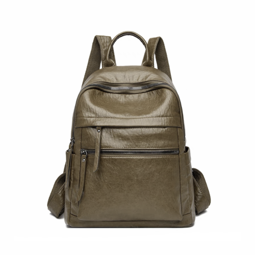 Leather Printed Backpack Bag #nigo21876