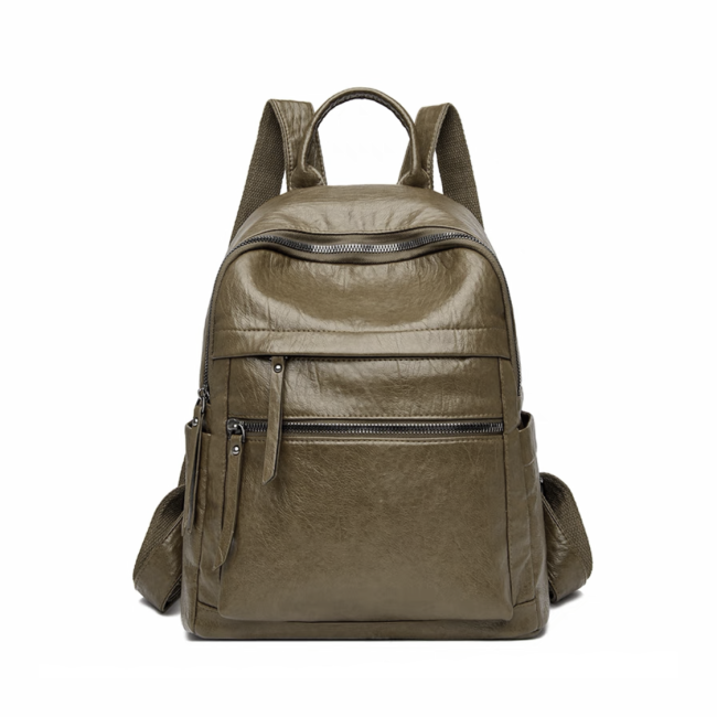 Leather Printed Backpack Bag #nigo21876